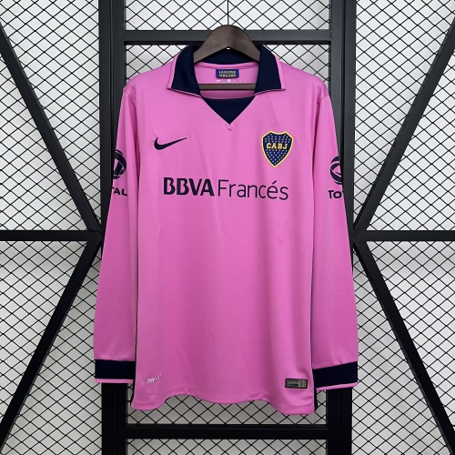 Retro 13/14 Boca Juniors Away Long Sleeves Jersey