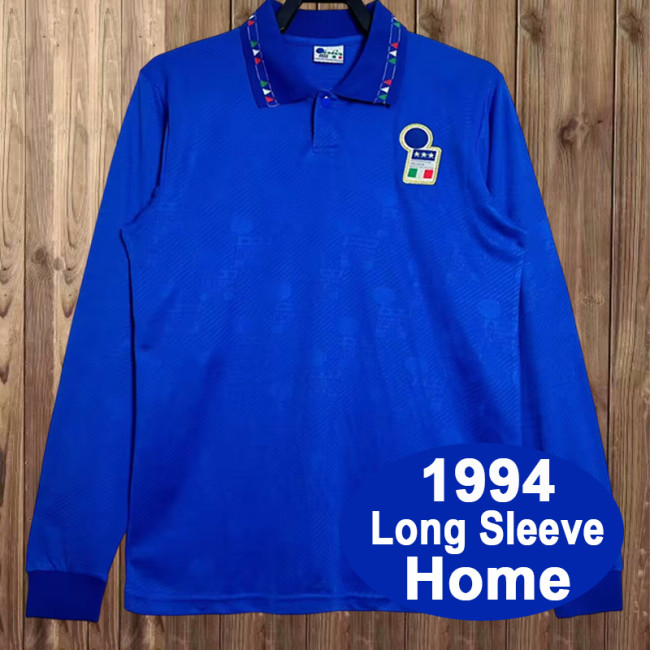 Retro Italy 1994 Home Long Sleeves Jersey