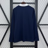 Retro France 2014 Home Long Sleeves Jersey