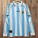 Retro Argentina 96/97 Home Long Sleeves Jersey
