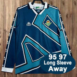 Retro 95/97 Real Betis Away Long Sleeve Jersey