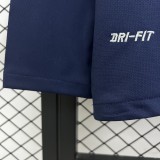 Retro France 2014 Home Long Sleeves Jersey