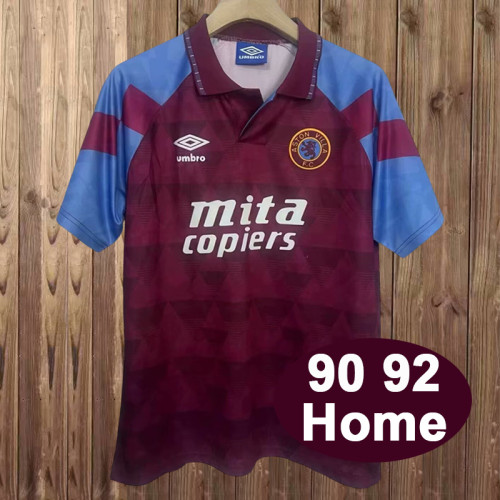 Retro 90/92 Aston Villa Home Jersey
