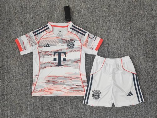 25/26 Bayern Munich Away Kids Kit
