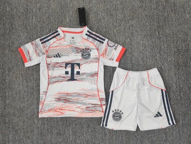 25/26 Bayern Munich Away Kids Kit