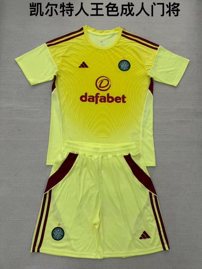25/26 Celtic Goalkeeper Adult Uniform