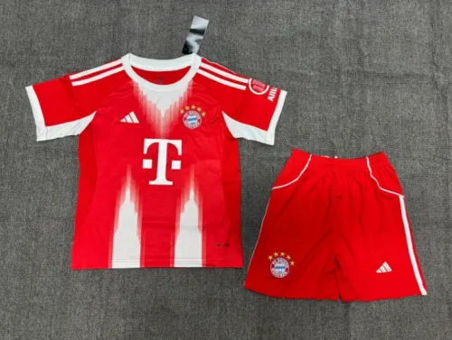 25/26 Bayern Munich Home Kids Kit