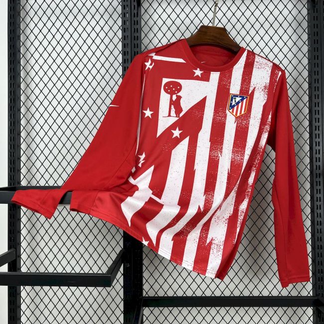 25/26 Atletico Madrid Training  Long Sleeve Jersey
