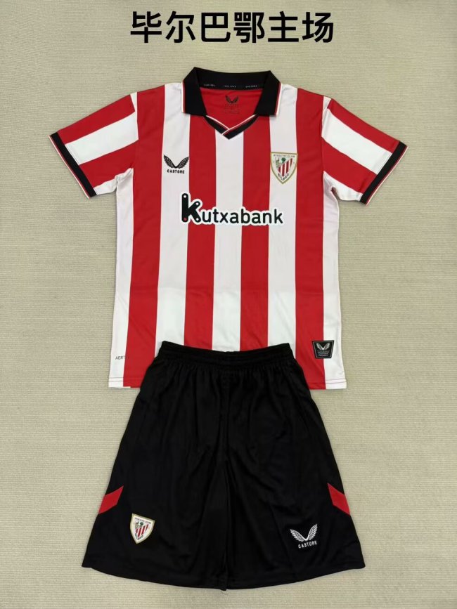 25/26 Athletic Bilbao Home Kids Kit