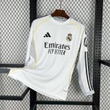 25/26 Real Madrid Home Long Sleeve Jersey