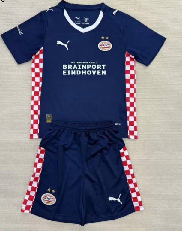 25/26 PSV Eindhoven  Away Kids Kit