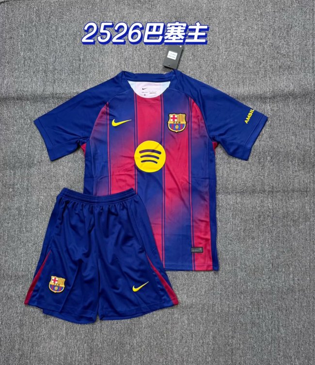 25/26 Barcelona Home  Adult Uniform