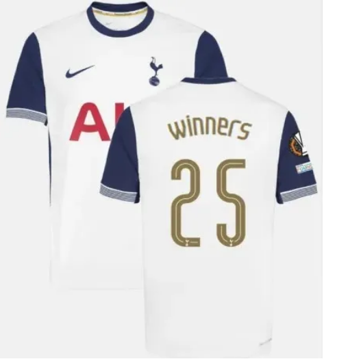 24/25 Tottenham Hotspur Winners Home Man Jersey | Fan Version