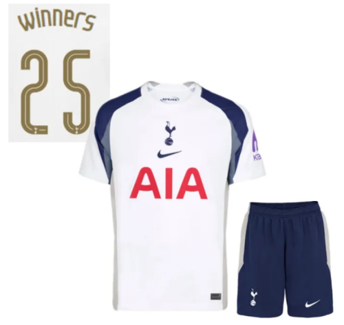 25/26 Tottenham Hotspur Home Kids Kit