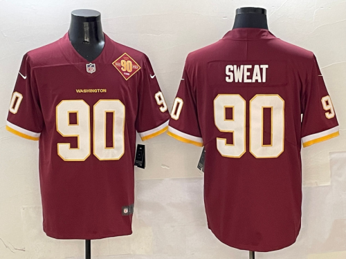 2025 Redskins Men's American Football Jersey