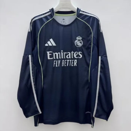 25/26 Real Madrid Away Long Sleeve Jersey