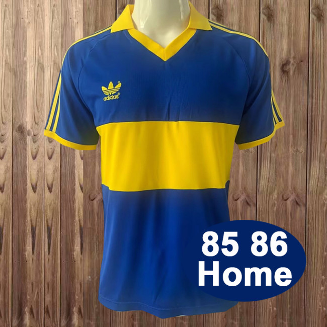 Retro 85/86 Boca Juniors Home Jersey