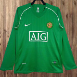 Retro Manchester United 07/08 Goalkeepe Long Sleeves Jersey