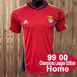 Retro 99/00 Benfica  Home Champions League Edition Jersey