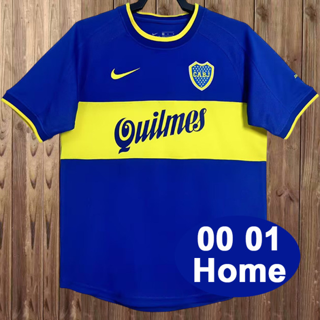 Retro 00/01 Boca Juniors Home Jersey