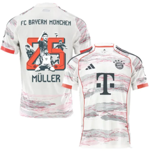 25/26 Bayern Munich Away Thomas Müller Special Man Jersey  | Fan Version