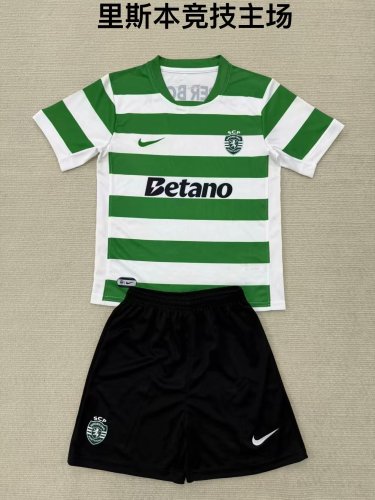 25/26 Sporting Lisbon  Home Kid kit