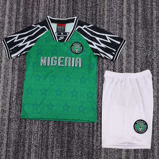 Retro 1995 Nigeria Home kids kit