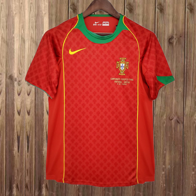 Retro 2004 Portugal  Home Jersey