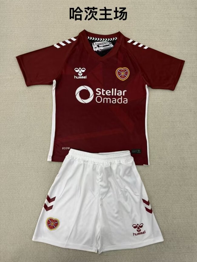 25/26 Hearts Home  Adult Uniform