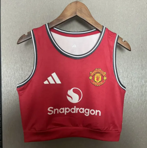 25/26 Women Manchester United Home Vest Jersey