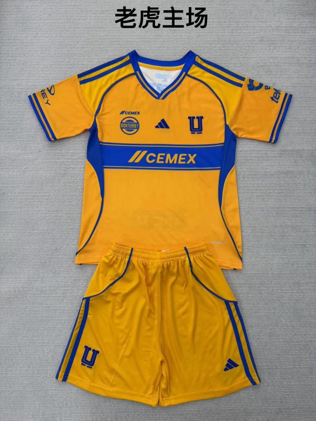 25/26 Tigres UANL Home Kids Kit