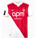 25/26 Monaco Home Man Jersey | Fan Version