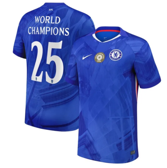 25/26 Chelsea Home World Champions 25 Man Jersey | Fan Version
