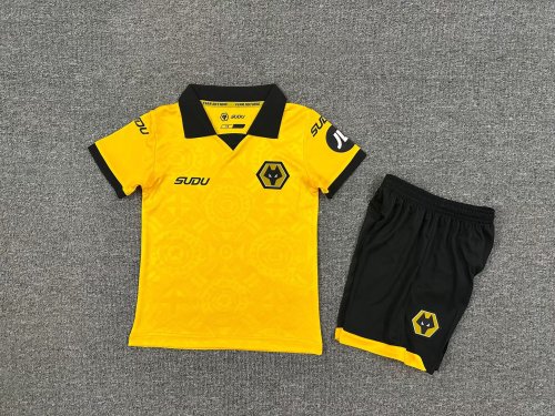 25/26 Wolves Home  Kids Kit
