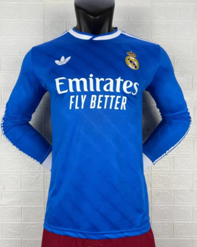25/26 Real Madrid Third Away Long Sleeve Jersey | Player Version