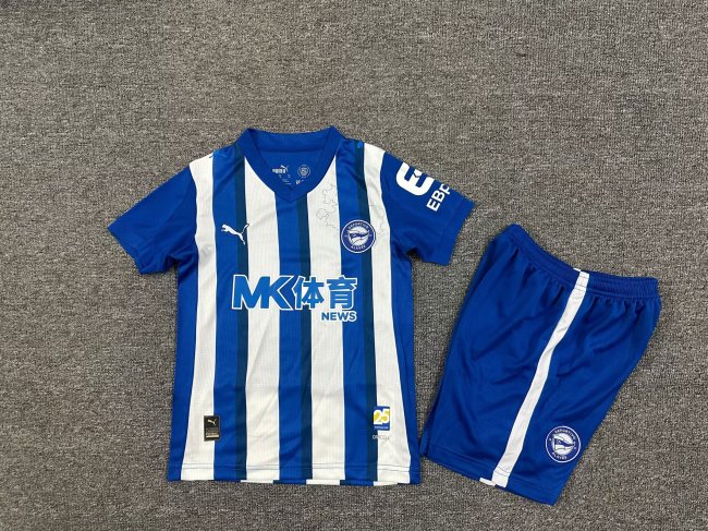 25/26 Deportivo Alaves Home Kids Kit