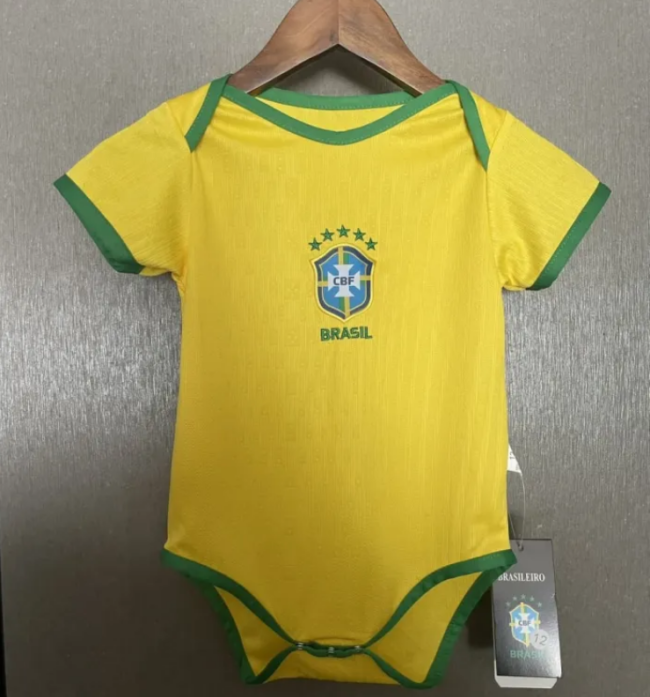 25/26 Brazil Home Baby Jersey