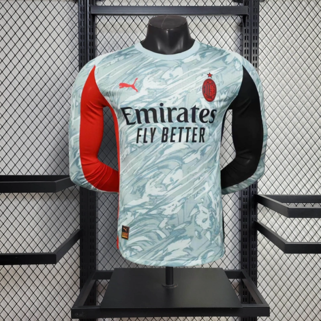 25/26 AC Milan Goalkeeper Long Sleeve Man Jersey | Player Version
