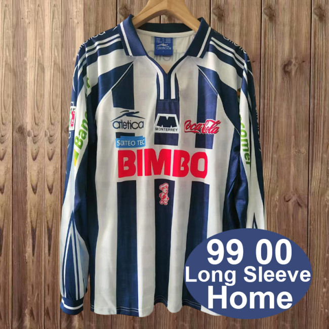 Retro 1999/2000 Monterrey Home Long Sleeve Jersey