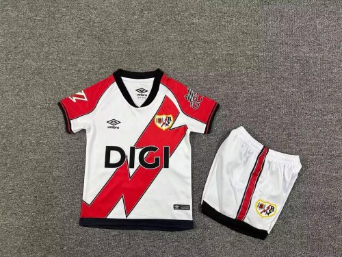 25/26 Rayo Vallecano Home Kids Kit