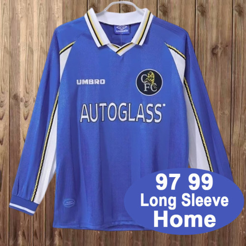 Retro 97/99 Chelsea Home Long Sleeve Jersey