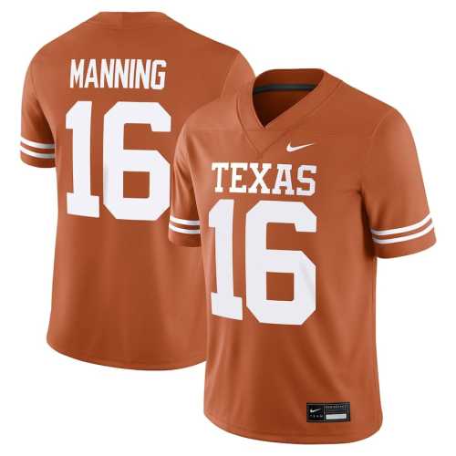 Adult Texas Orange 16 NCAA Jersey