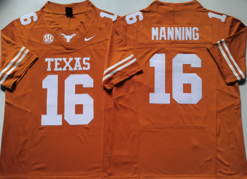 Adult Texas Orange 16 NCAA Jersey