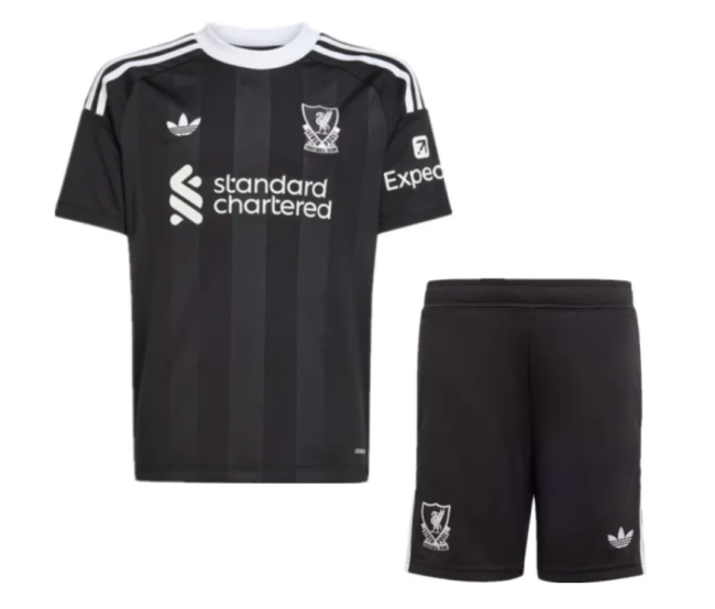 25/26 Liverpool Goalkeeper Kids Kit