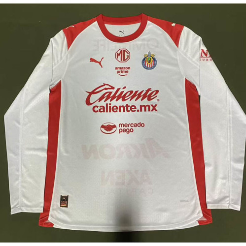 25/26 Chivas  Away Long Sleeve Jersey | Fan Version