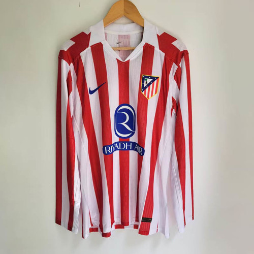 25/26 Atletico Madrid Home Long Sleeve Jersey | Fan Version
