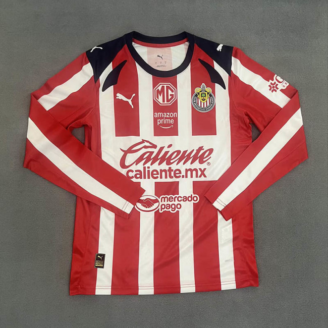 25/26 Chivas Home Long Sleeve Jersey | Fan Version