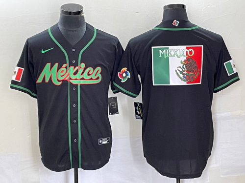 Mexico WBC Jersey-Black