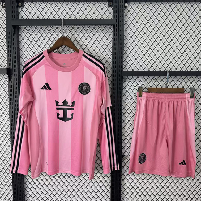 25/26 Inter Miami Home Long Sleeves Adult Uniform