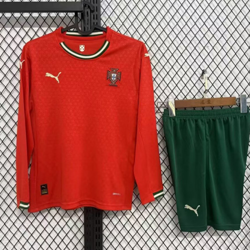 25/26 Portugal Home Long Sleeves Adult Uniform